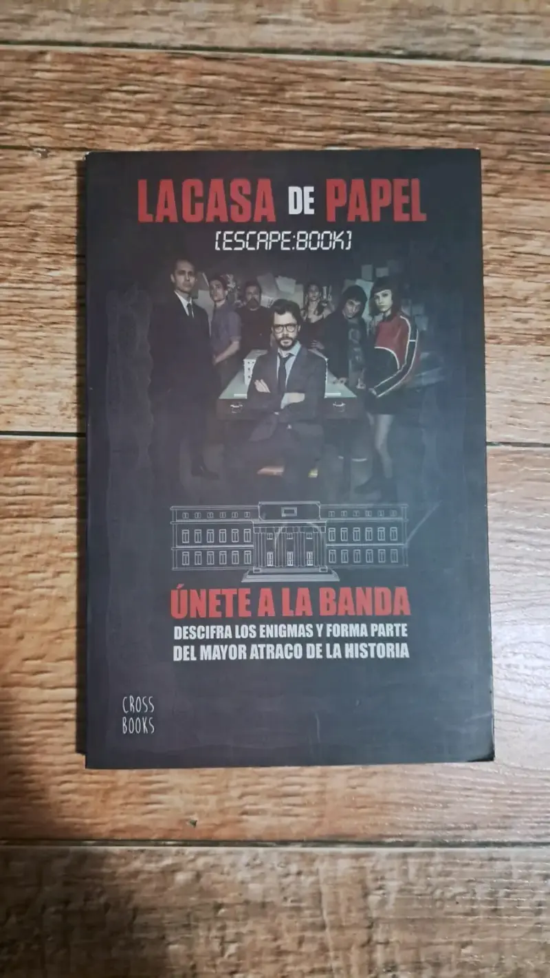 Libro escape La Casa de Papel - 1