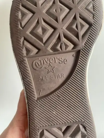 Zapatillas negras converse 7 US - miniatura 3