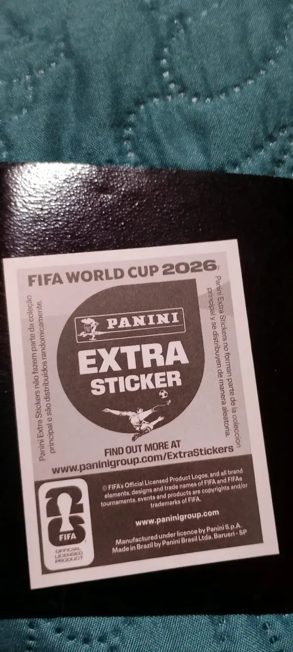 Cristiano Ronaldo extra sticker dorado de panini - 2