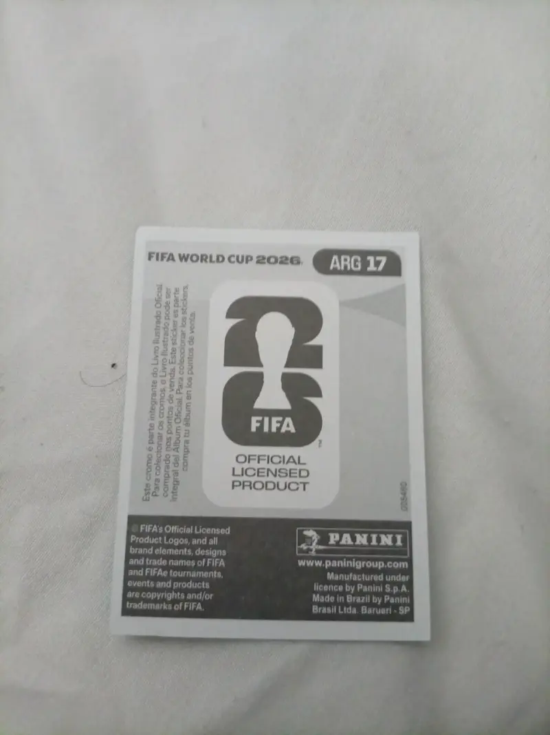 Lámina Panini Messi 2026 - 2