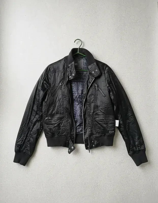 Chaqueta bomber Barbados negra Talla L - 4