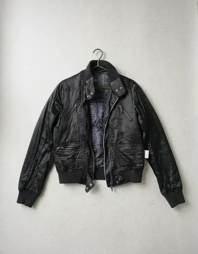 Chaqueta bomber Barbados negra Talla L - miniatura 4