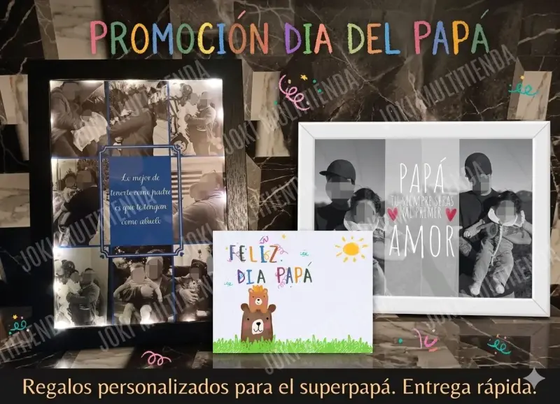 Cuadros personalizados día del padre - 2