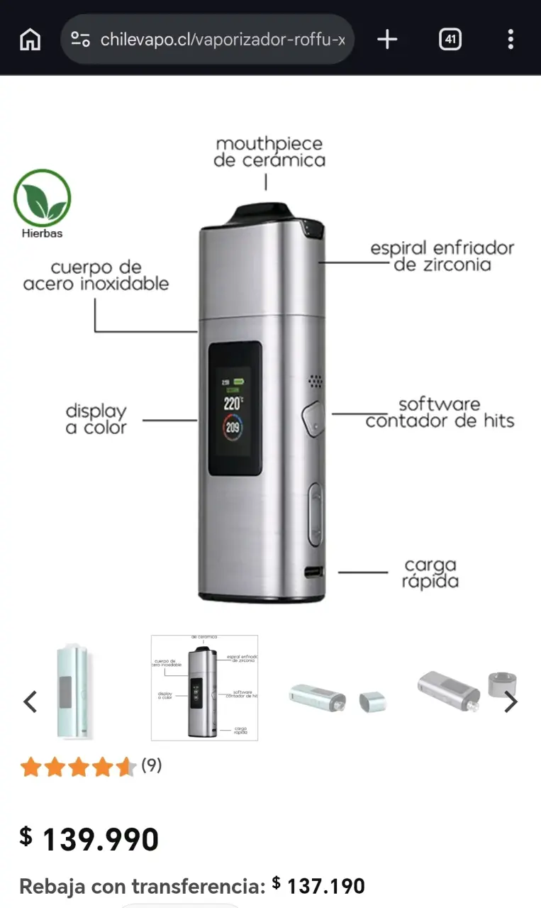 Vaporizador Roffu - 4