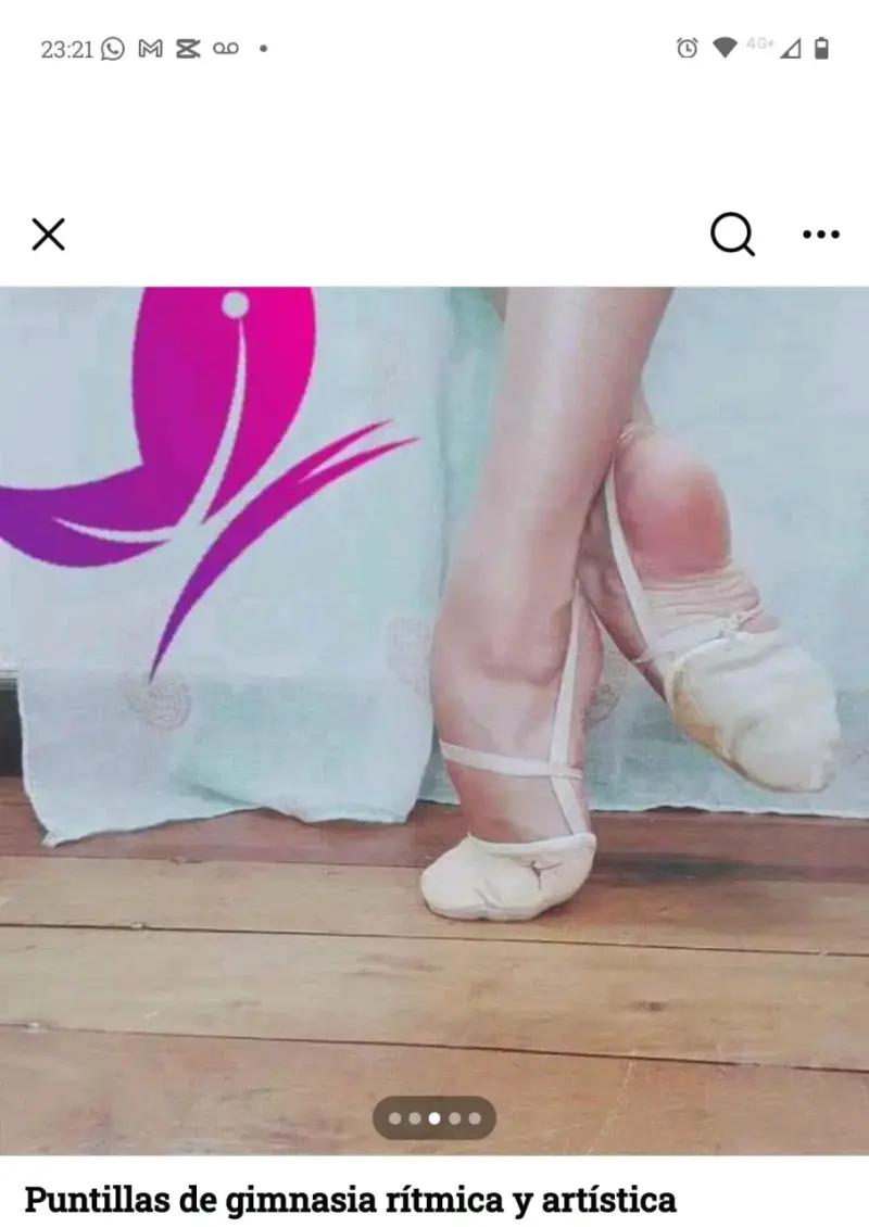 Puntillas para gimnasia rítmica - 1