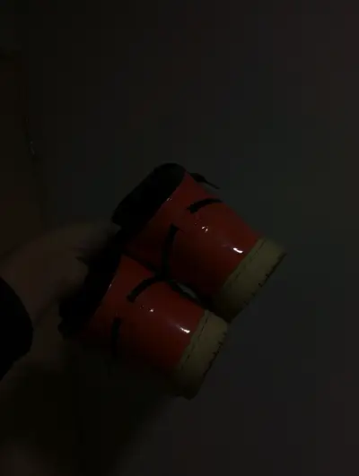 Zapatillas deportivas naranja y negro - miniatura 6