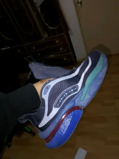 Zapatillas deportivas azul oscuro - miniatura 1