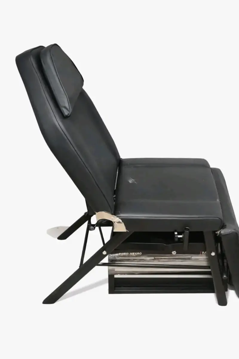 Silla de Barbero tatuajes Ajustable Negra - 1