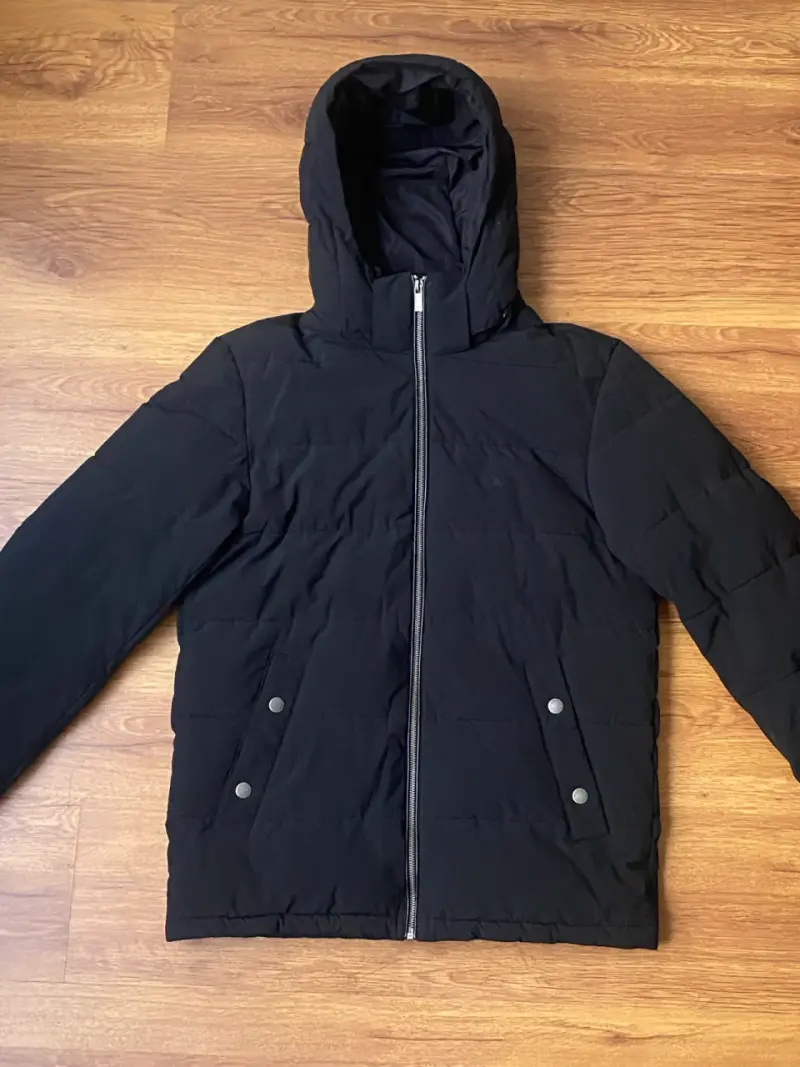 Parka negra Wolf & hank hombre talla S - 1