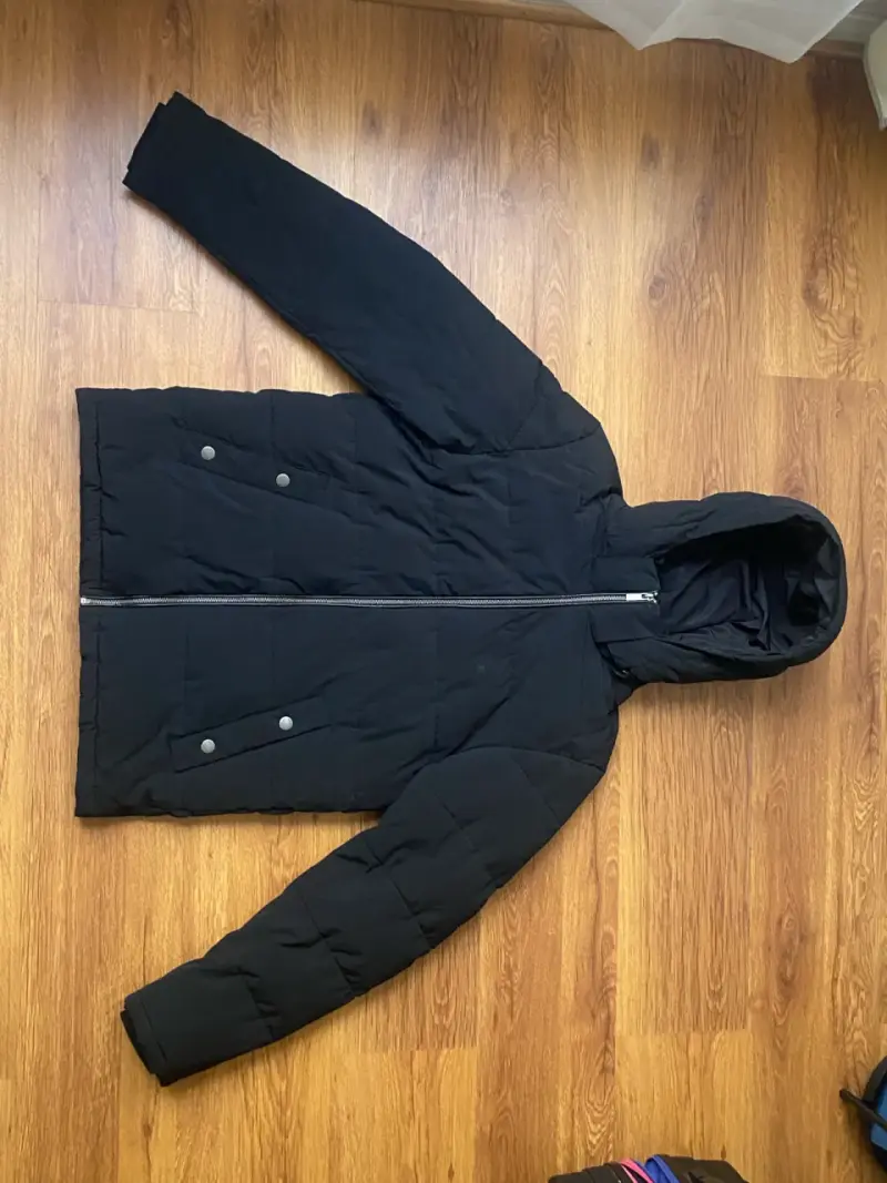 Parka negra Wolf & hank hombre talla S - 2