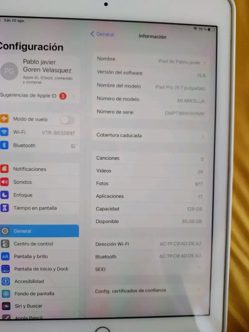 iPad pro 9.7 - 6