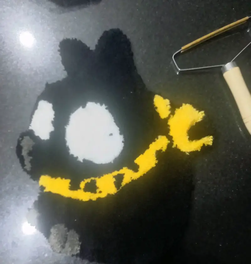 Alfombra decorativa con diseño de pechan
