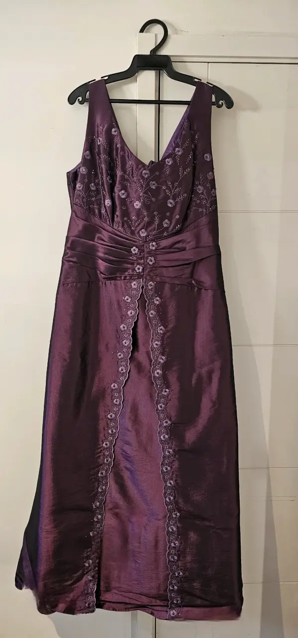 Vestido de fiesta morado - 2