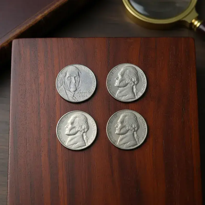 4 Monedas Conmemorativas 5 Cents, 1975-1994-95 - 1