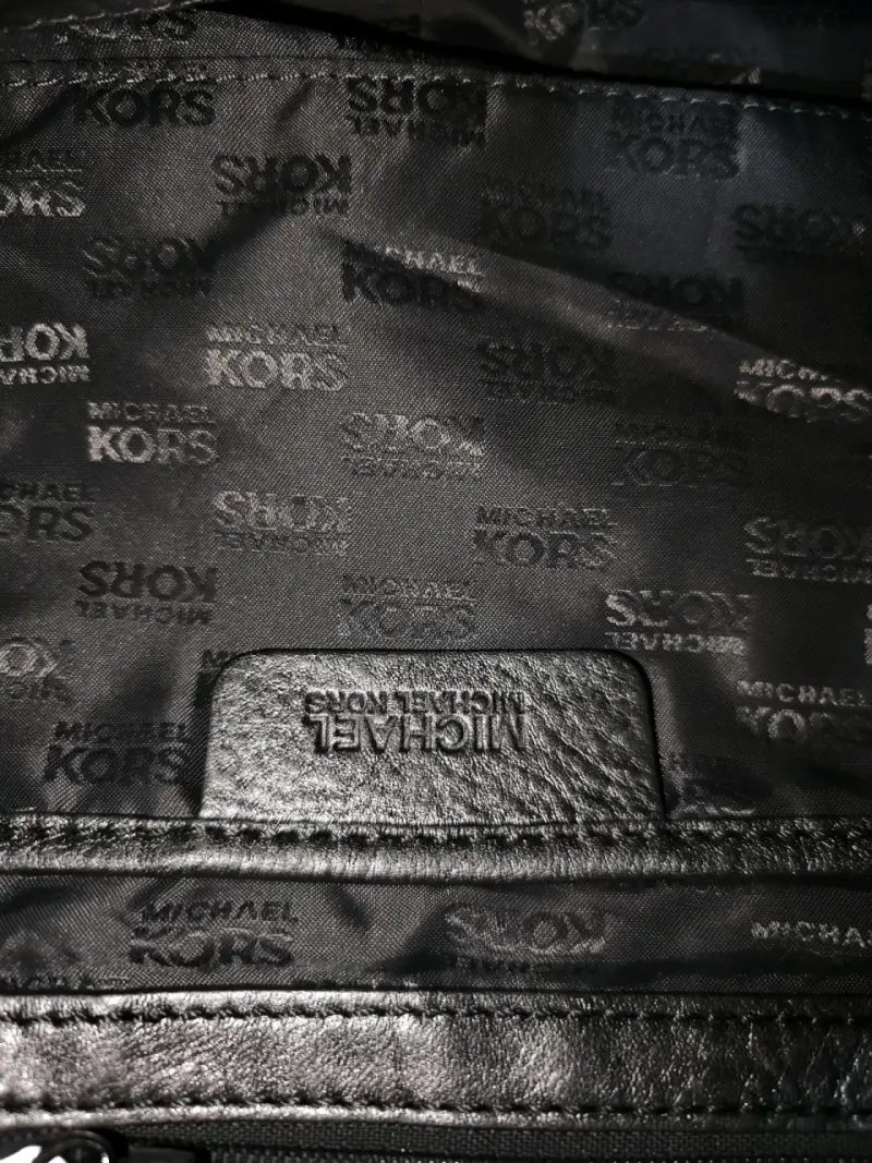 Cartera de cuero Michael Kors,plateada, - 2