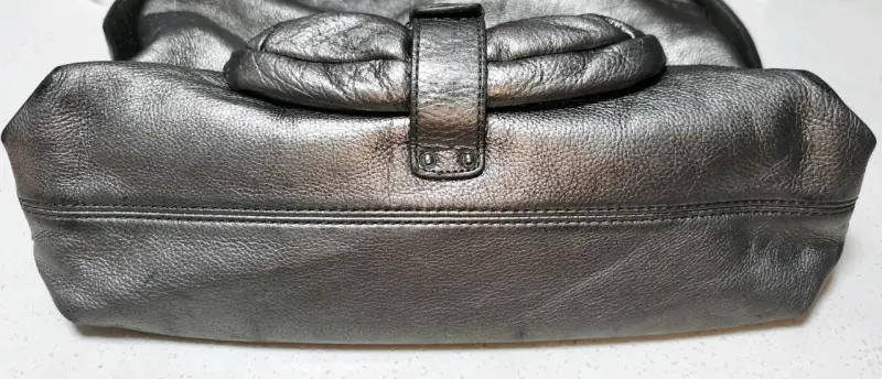 Cartera de cuero Michael Kors,plateada, - 3