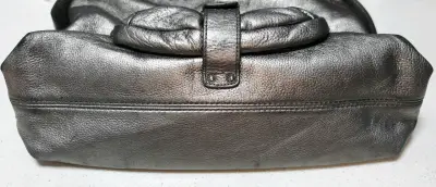 Cartera de cuero Michael Kors,plateada, - miniatura 3