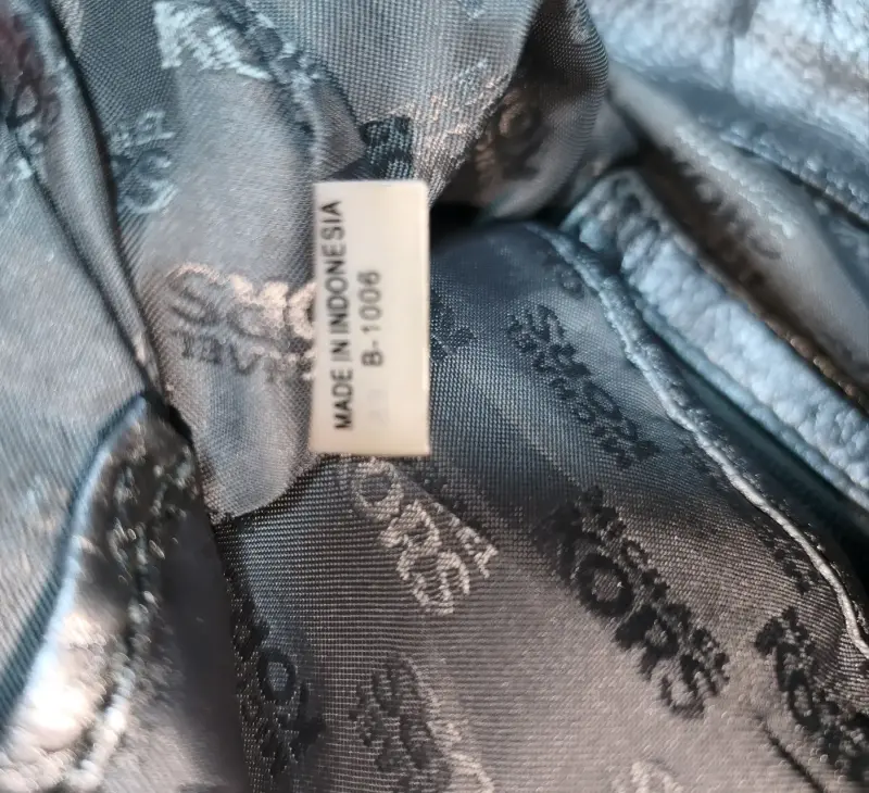 Cartera de cuero Michael Kors,plateada, - 6