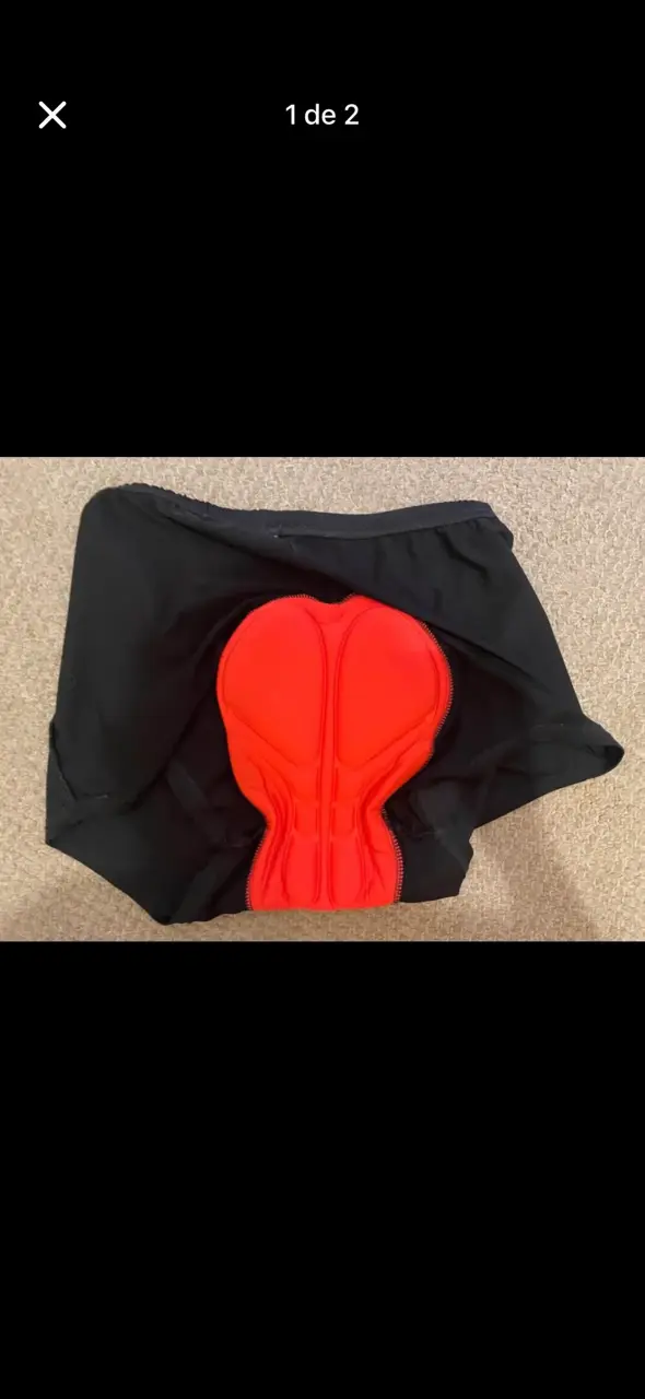 Shorts de ciclismo negros L - 1