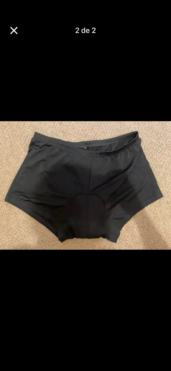 Shorts de ciclismo negros L - 2