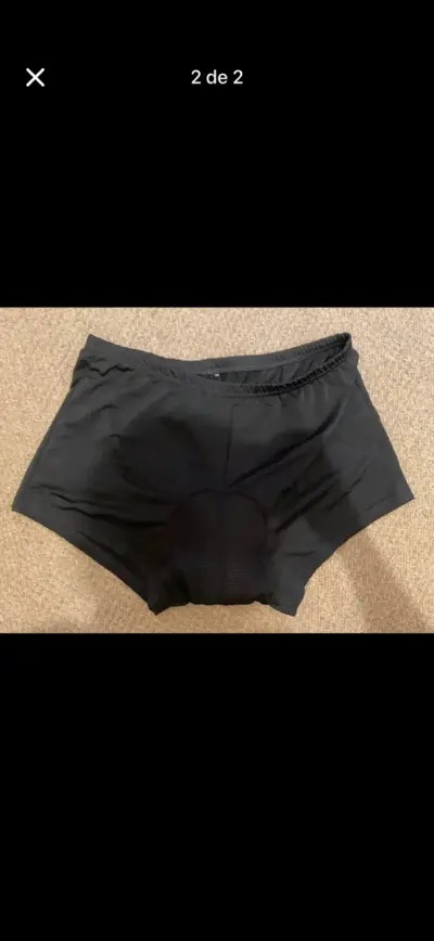 Shorts de ciclismo negros L - miniatura 2