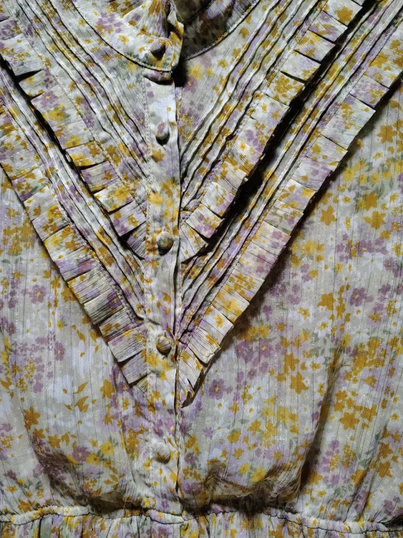 Vestido vintage flores para otoño - 4