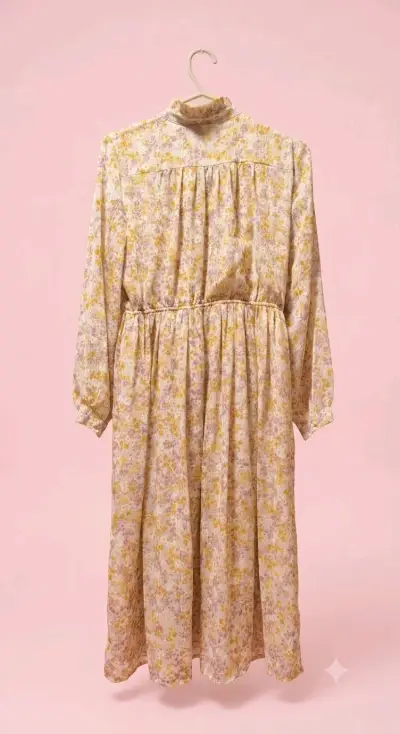 Vestido vintage flores para otoño - miniatura 5