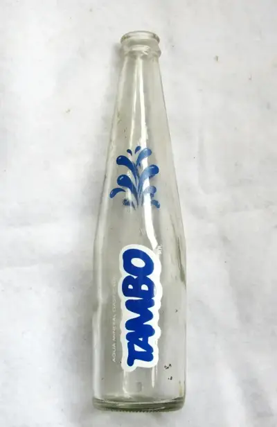 Botella Tambo Agua Mineral Década 1990s Antigua - miniatura 1