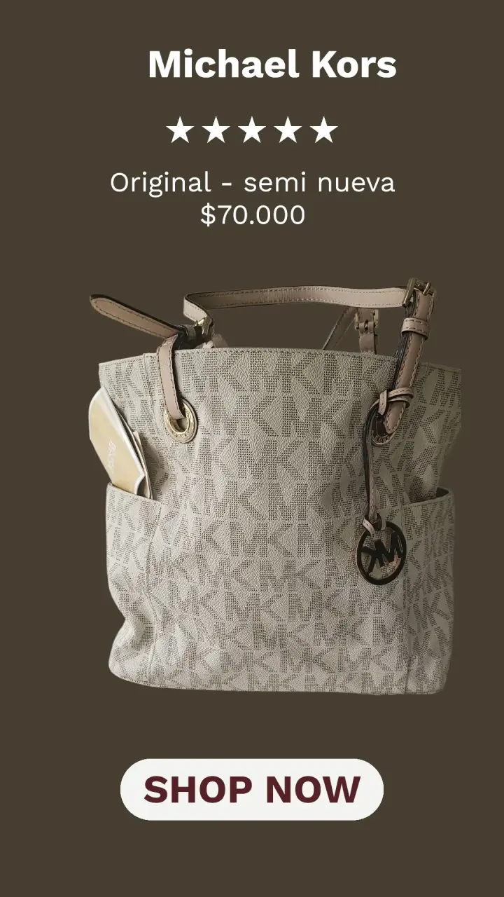 Cartera Michael Kors beige - 4