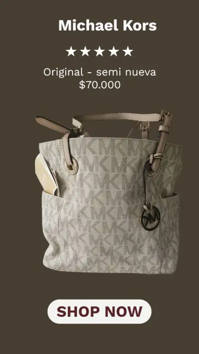 Cartera Michael Kors beige - miniatura 4