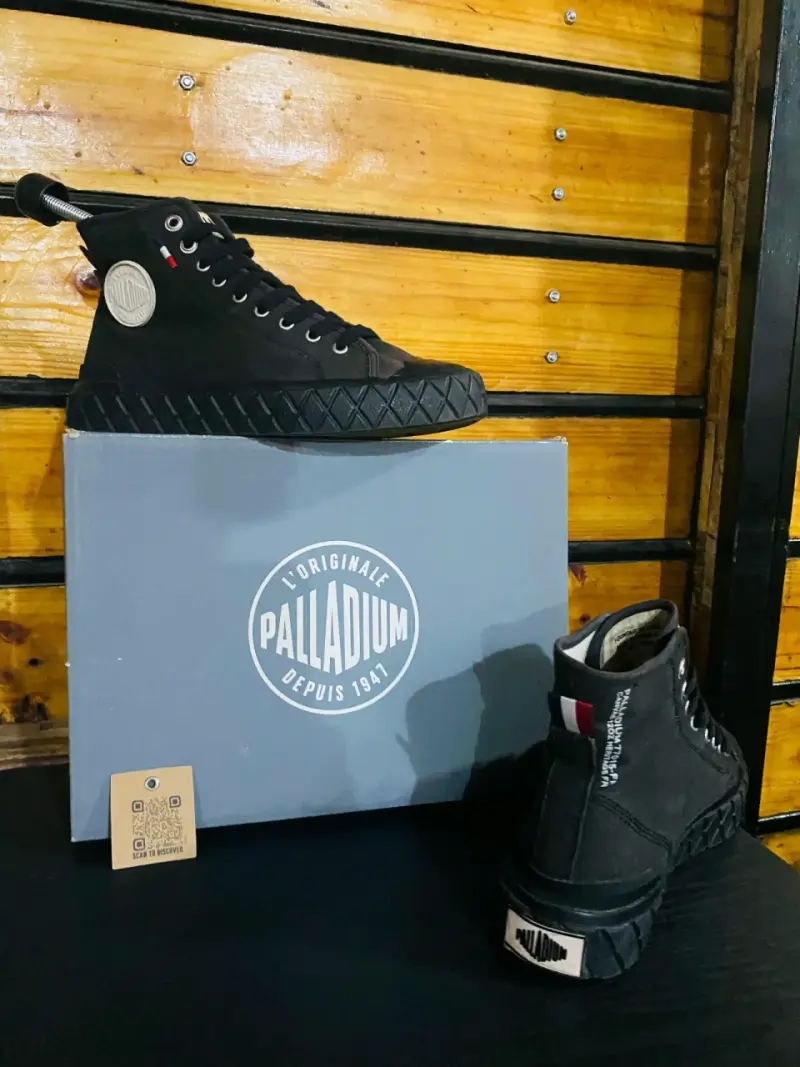 Zapatillas negras Palladium - 4