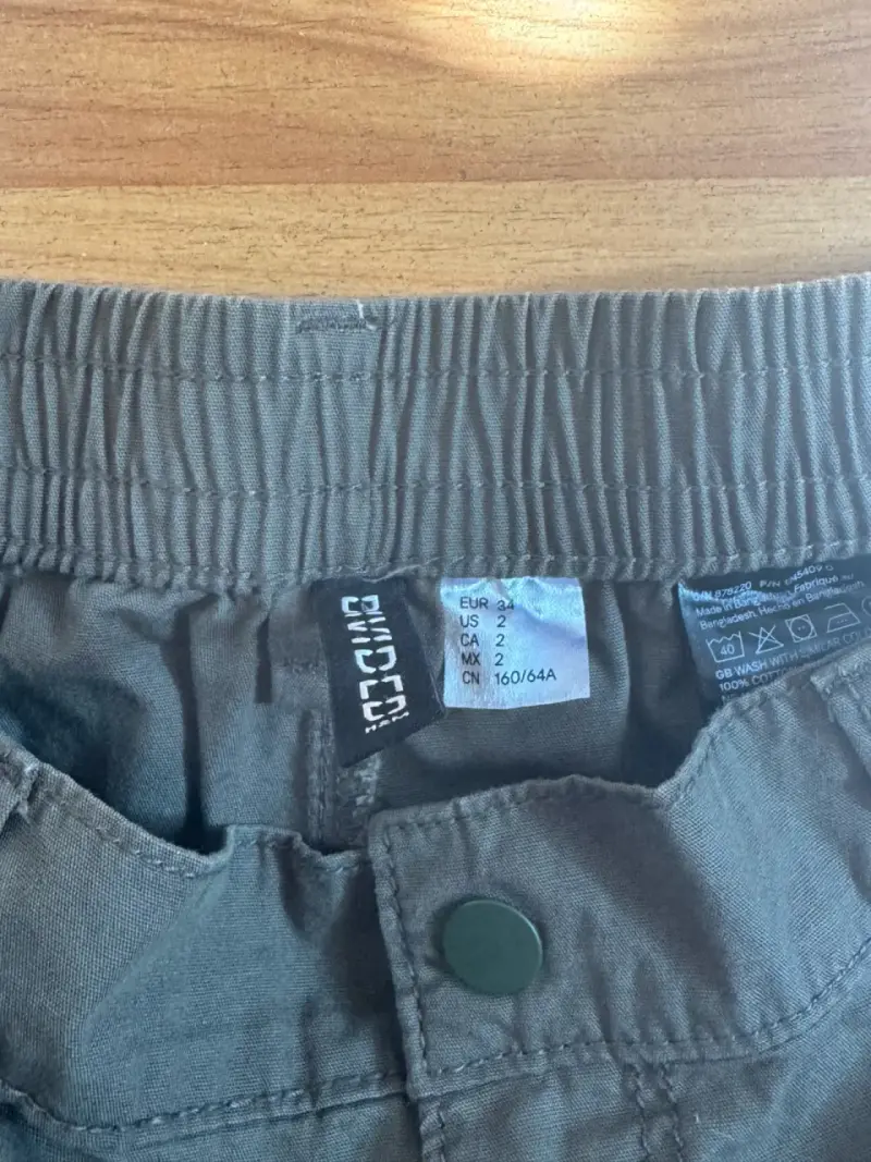 Pantalones cargo verde - 3