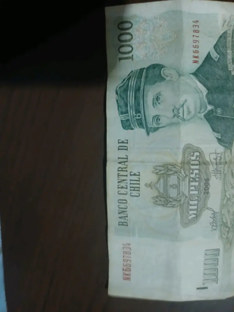 Billete de 1000 pesos chilenos