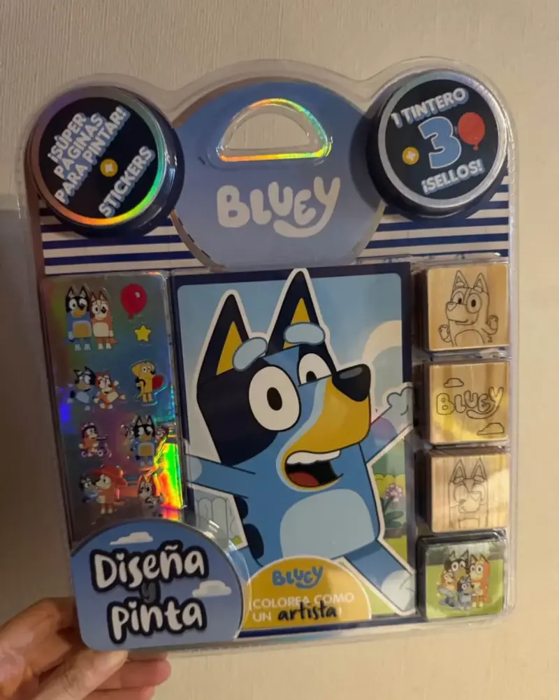 Set de diseño y pintura Bluey - 1
