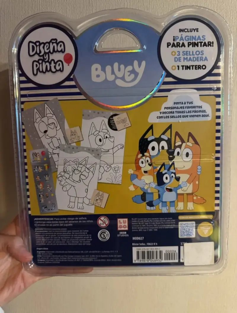 Set de diseño y pintura Bluey - 2