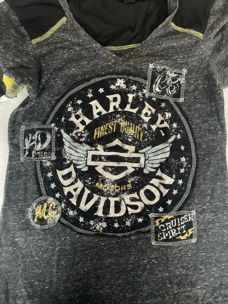 Polera Harley Davidson gris - 1