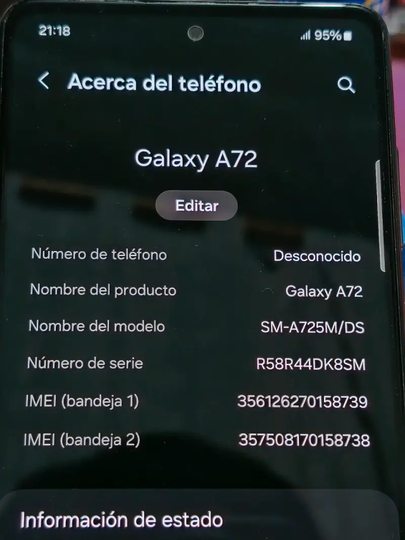 Samsung A72 256 gb - 3