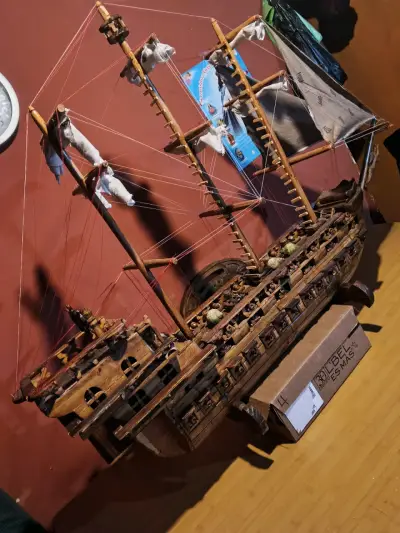Maqueta de barco artesanal - miniatura 4