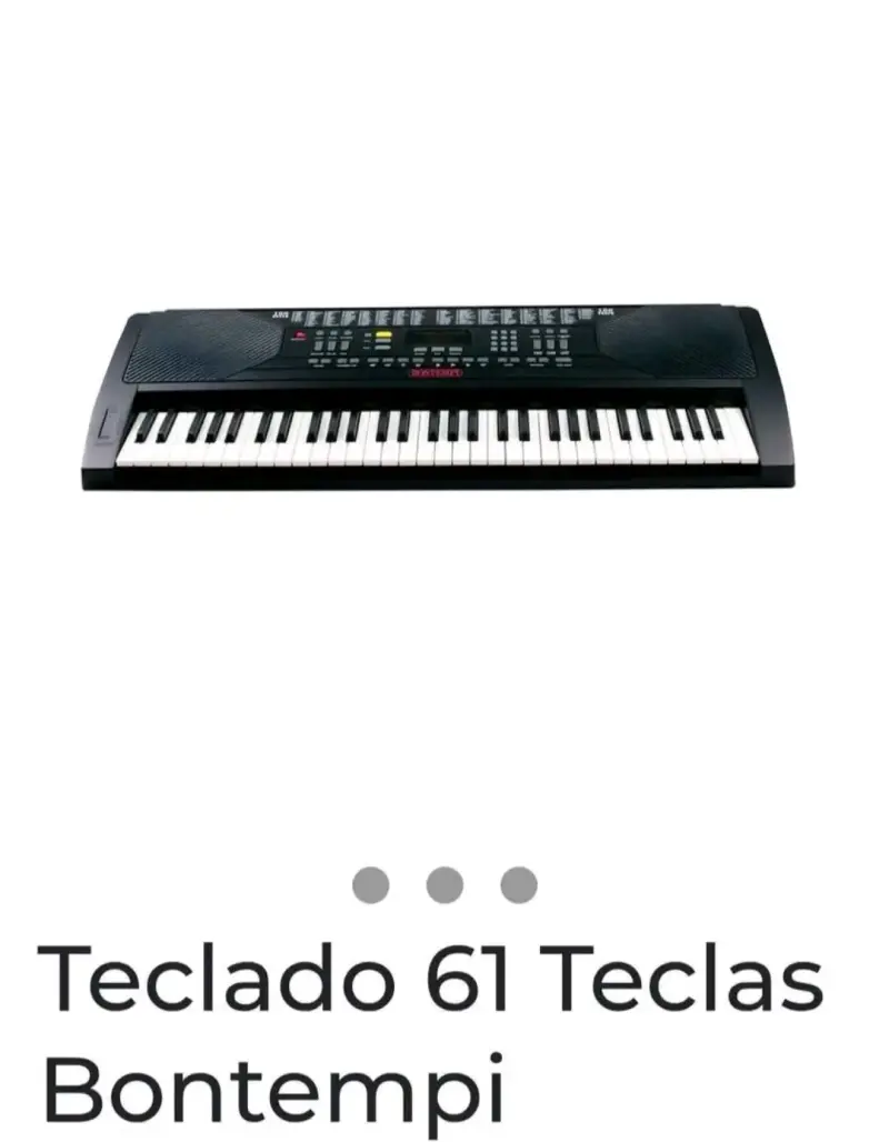 Teclado 61 teclas Bontempi