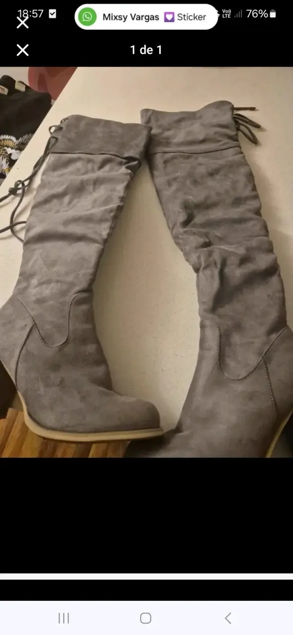 Botas bucaneras, via uno, numero 37