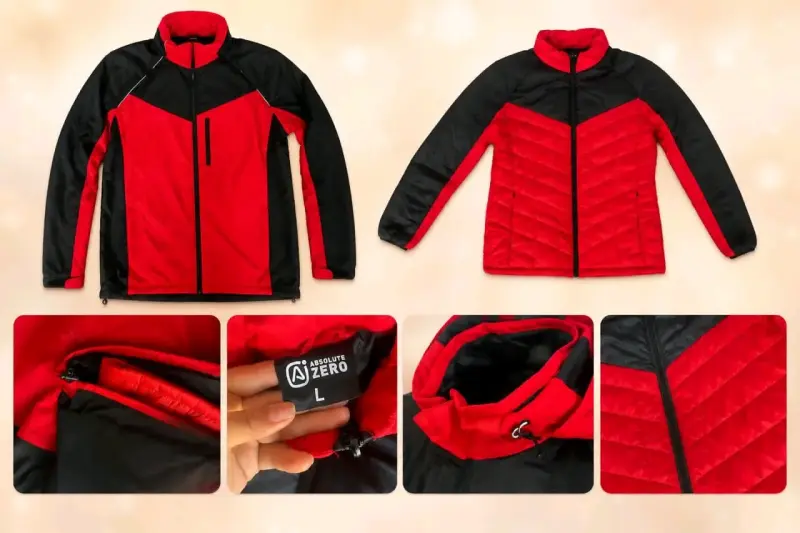Chaqueta roja y negra Absolute Zero - 1