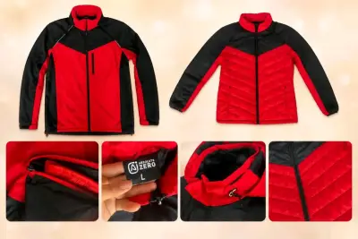 Chaqueta roja y negra Absolute Zero - miniatura 1