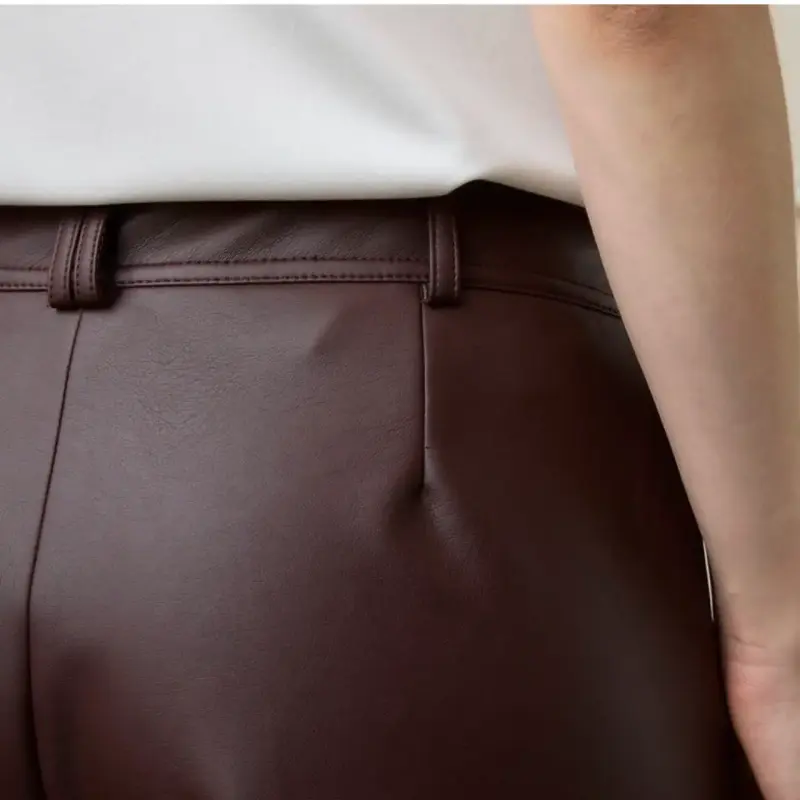 Pantalones culotte marrón - 5