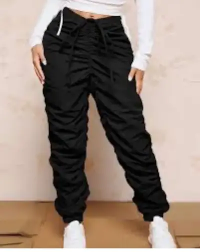 Pantalones negros con cordones - miniatura 2