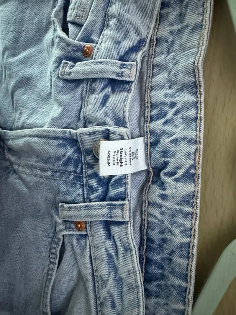 Jeans celestes desflecados - 3