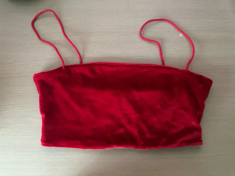 Top rojo de tirantes - 1