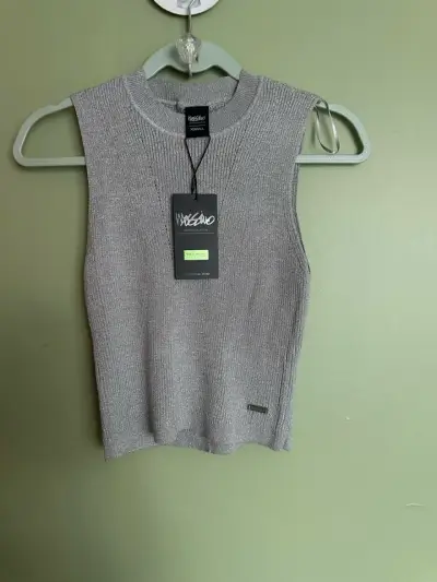 Top gris sin mangas nuevo - miniatura 1