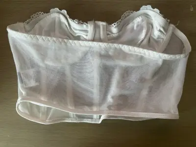Corset blanco encaje - miniatura 3
