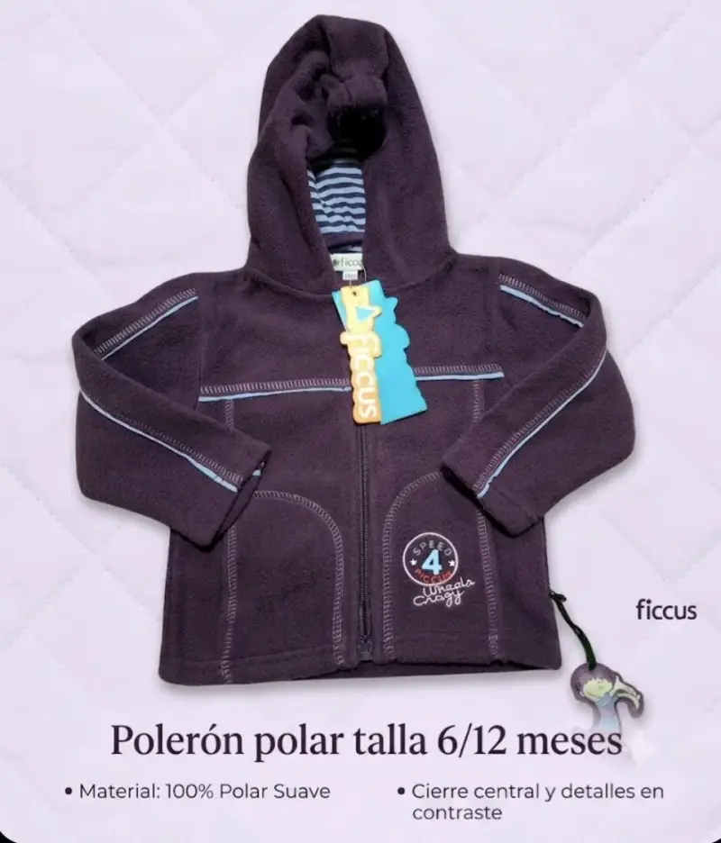 Polerón polar bebé 6/12 meses