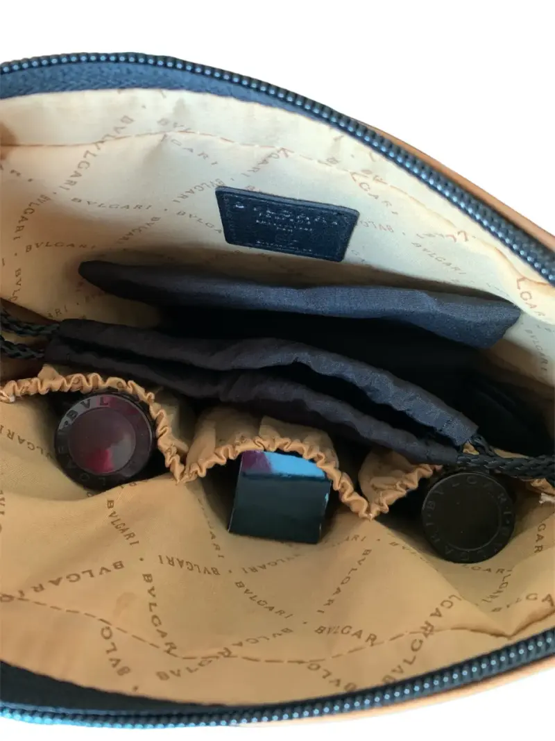Necesser Bvlgari negro Nuevo kit de viaje - 5